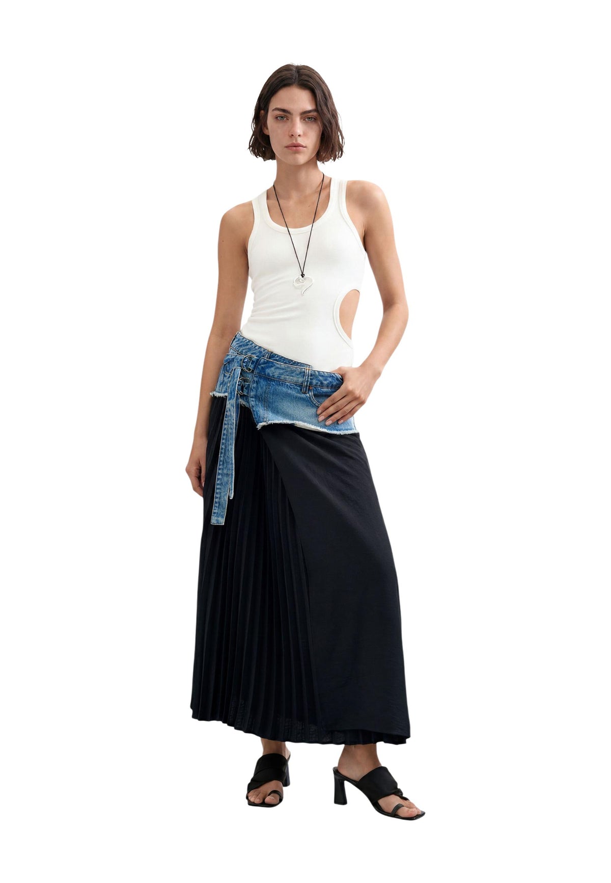 Jupe Desigual couleur noir — vue 5