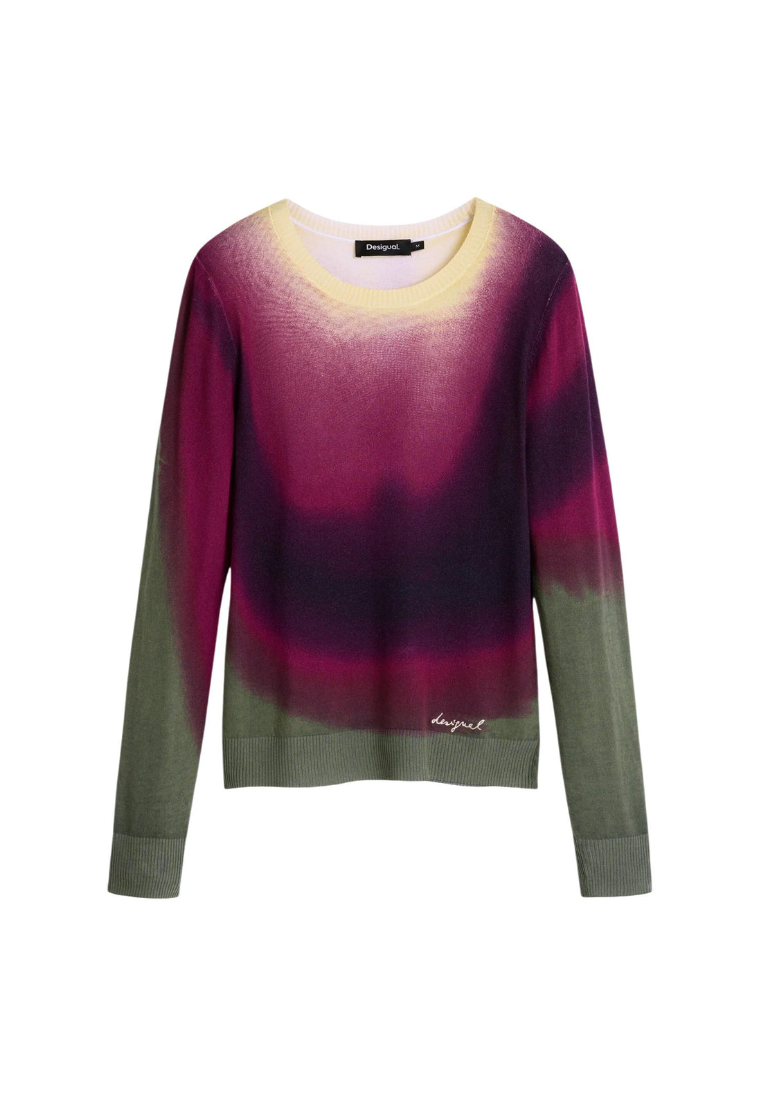 Pull Desigual couleur violet — vue 5