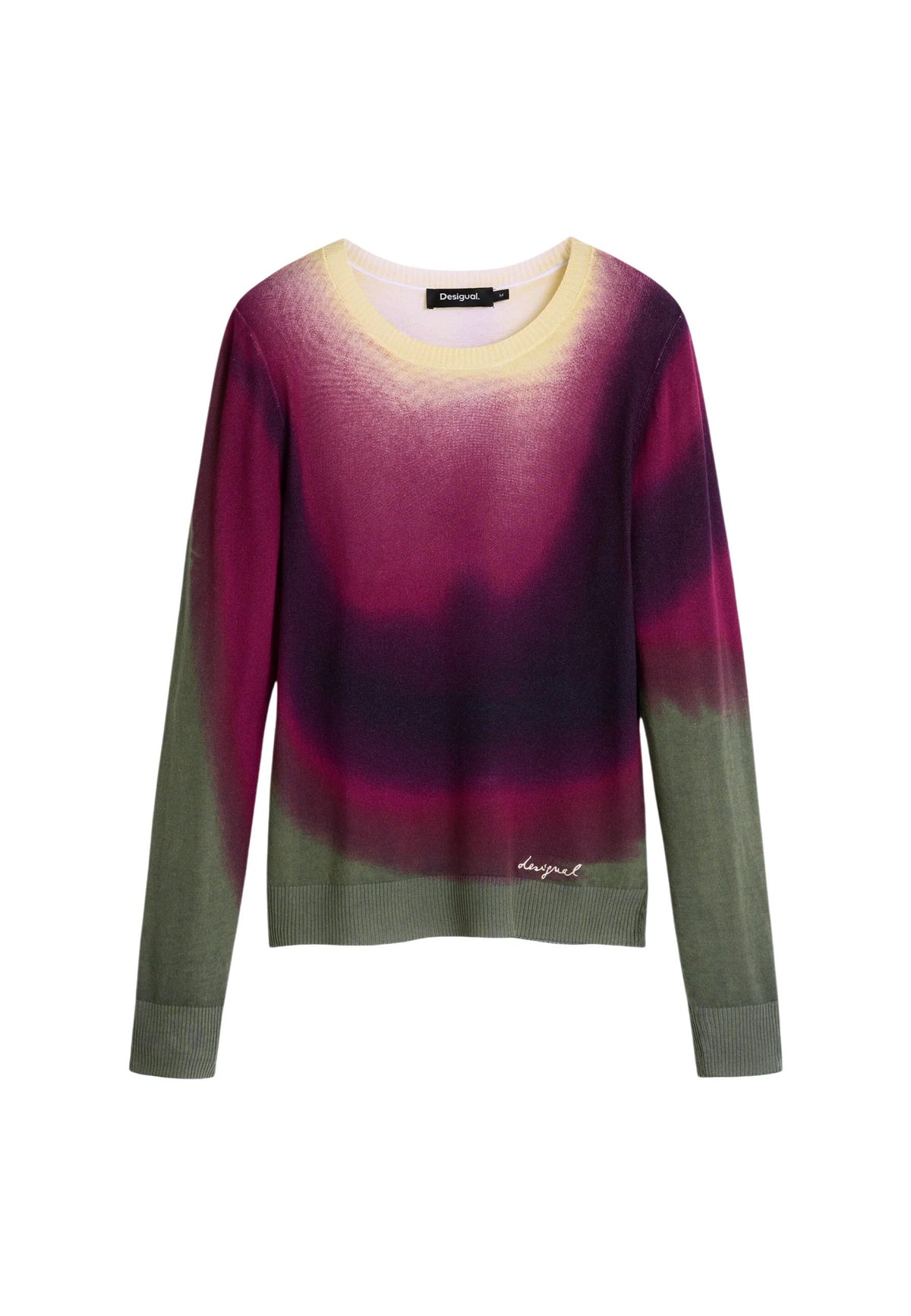 Pull Desigual couleur violet — vue 5