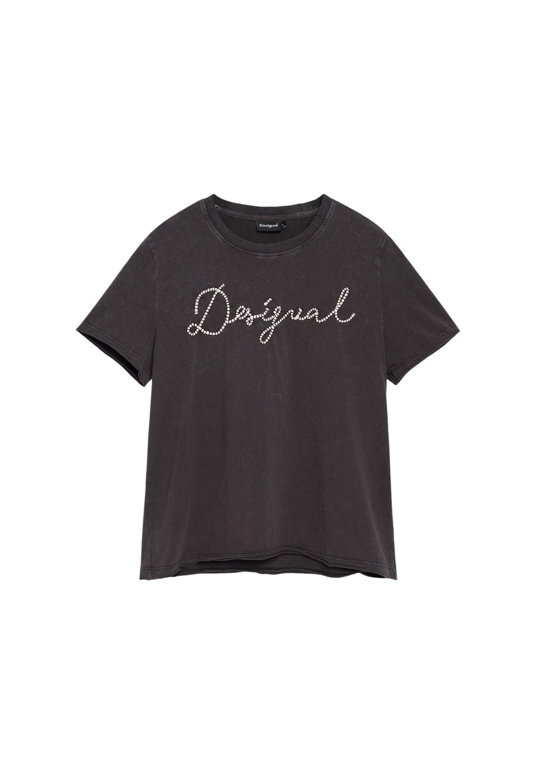 T-shirt Desigual couleur noir — vue 5