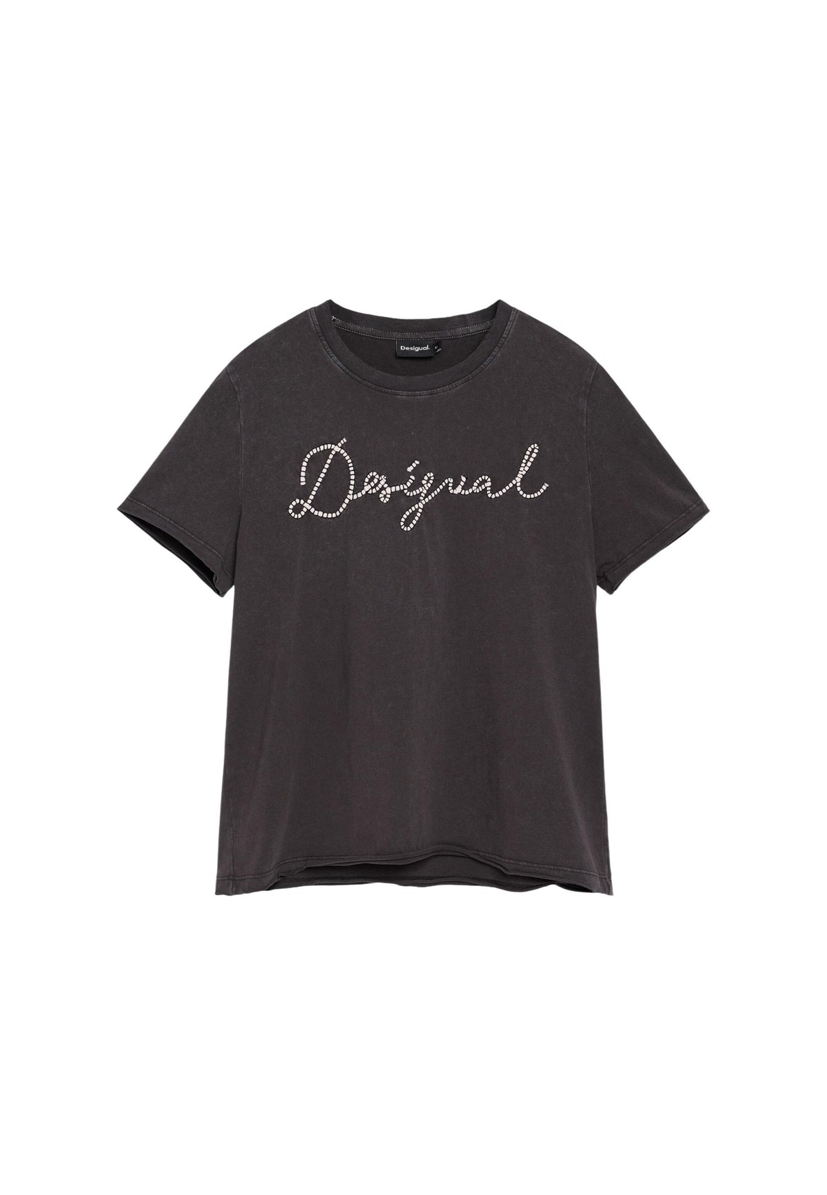 T-shirt Desigual couleur noir — vue 5