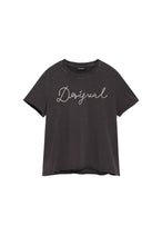 T-shirt Desigual couleur noir — vue 5