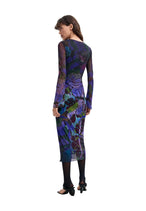 Robe Desigual couleur violet — vue 4