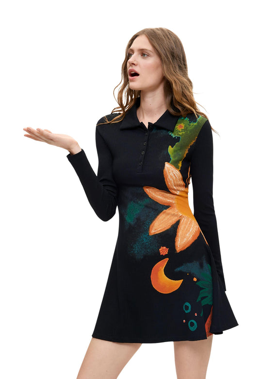 Robe Desigual couleur noir — vue 2