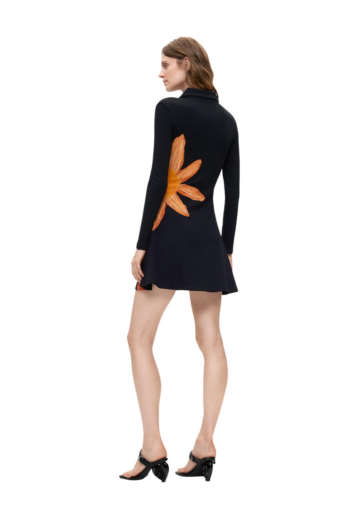 Robe Desigual couleur noir — vue 4