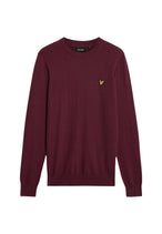 Pull Lyle & Scott couleur bordeaux