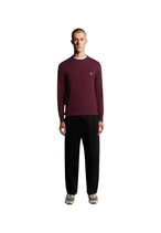 Pull Lyle & Scott couleur bordeaux — vue 3