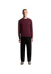 Pull Lyle & Scott couleur bordeaux — vue 3