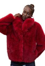 Manteau Desigual couleur rouge — vue 3