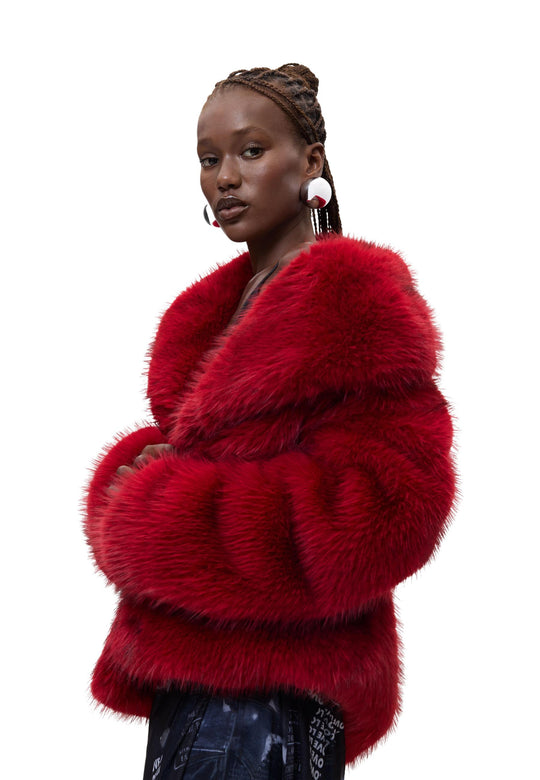 Manteau Desigual couleur rouge