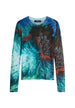 Pull Desigual couleur bleu — vue 5