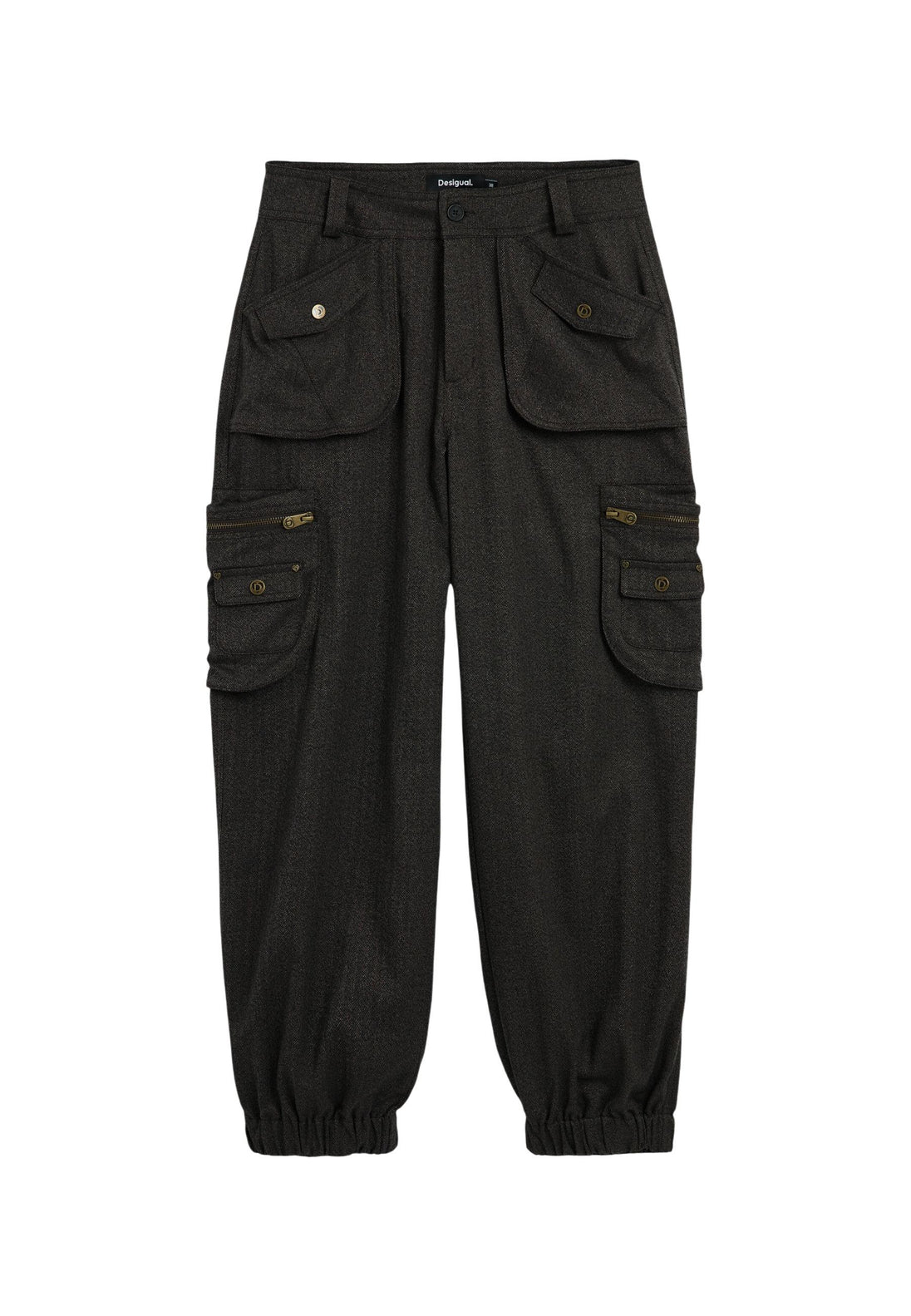 Pantalon Desigual couleur marron — vue 4