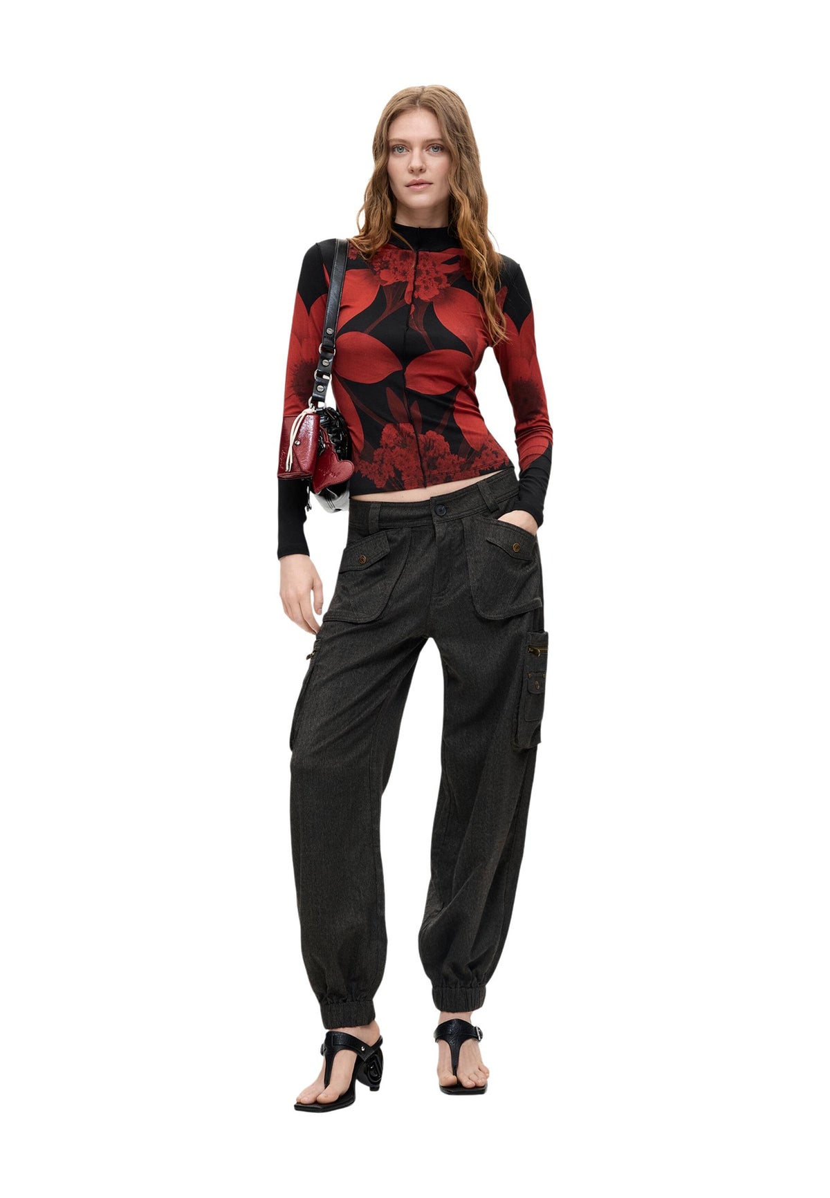 Pantalon Desigual couleur marron — vue 2