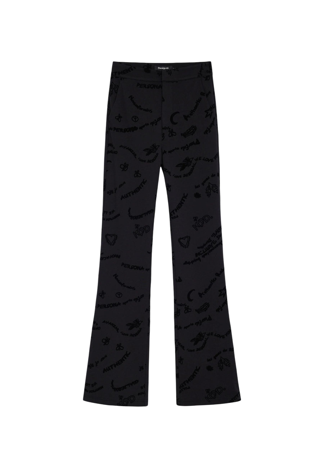 Pantalon Desigual couleur noir — vue 3