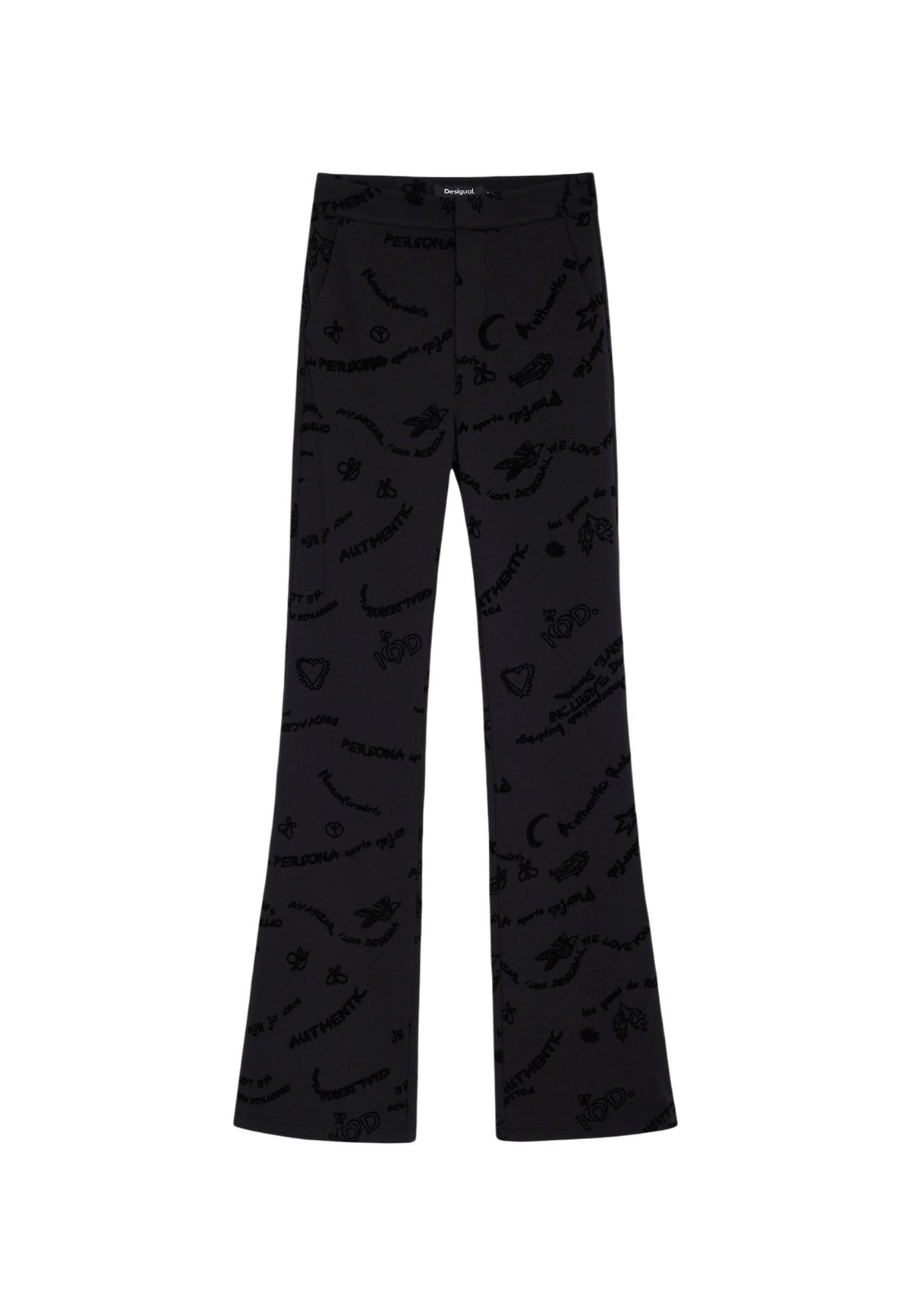 Pantalon Desigual couleur noir — vue 3