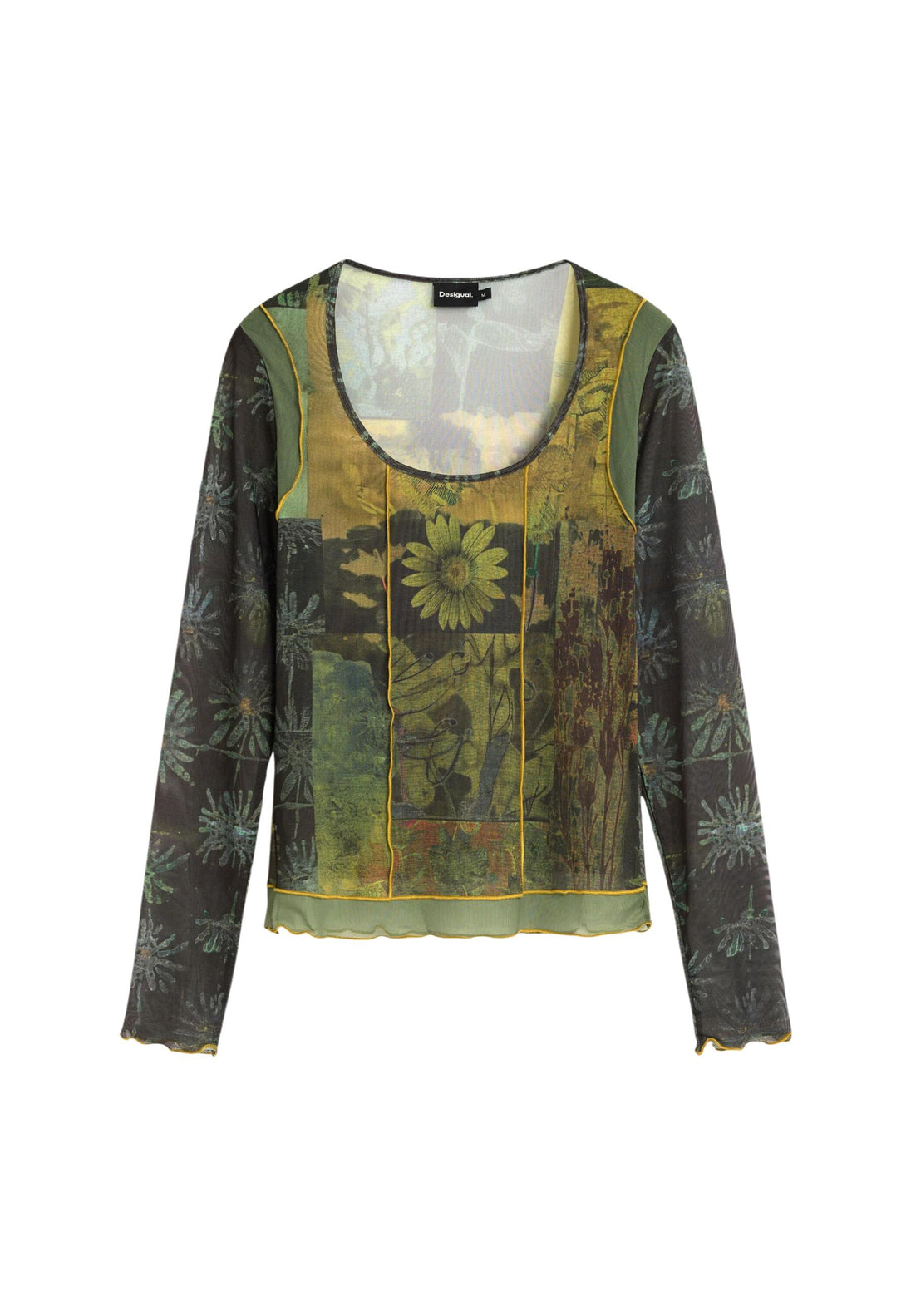 T-shirt Desigual couleur noir — vue 5