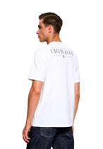 T-shirt Calvin Klein Jeans couleur blanc — vue 4