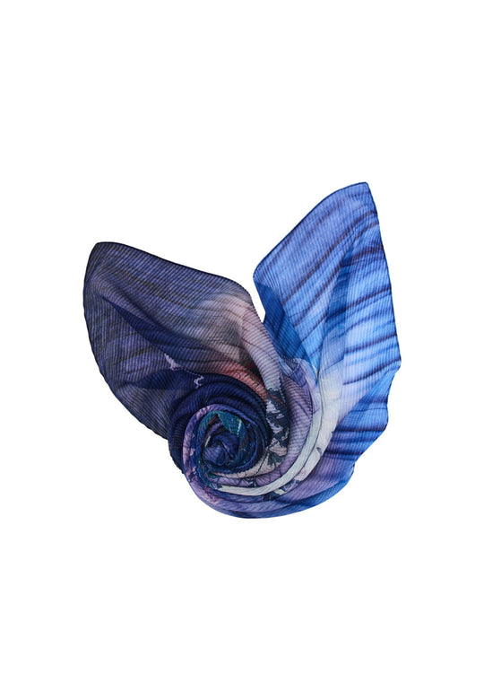 Écharpe Desigual couleur bleu — vue 2