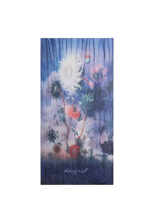 Écharpe Desigual couleur bleu
