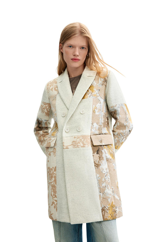 Manteau Desigual couleur blanc — vue 2