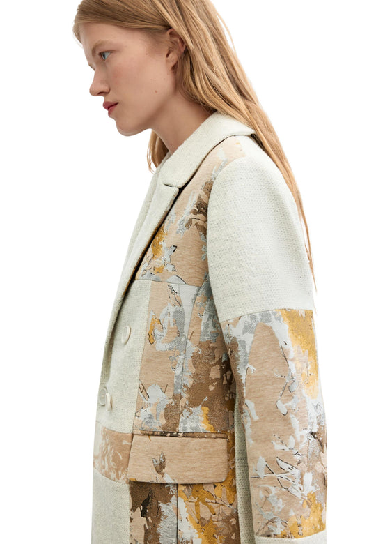 Manteau Desigual couleur blanc — vue 3
