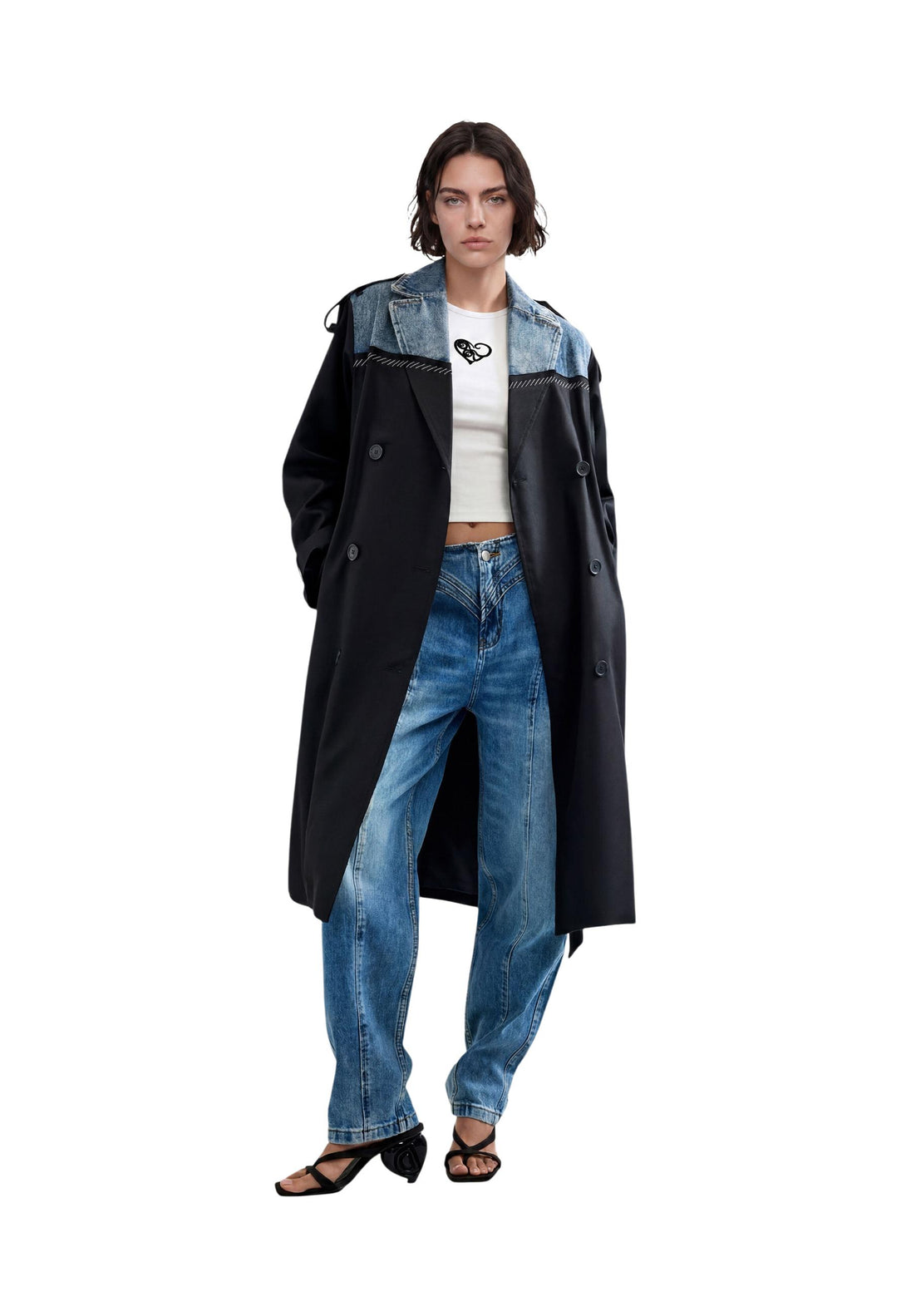 Veste Desigual couleur noir — vue 5