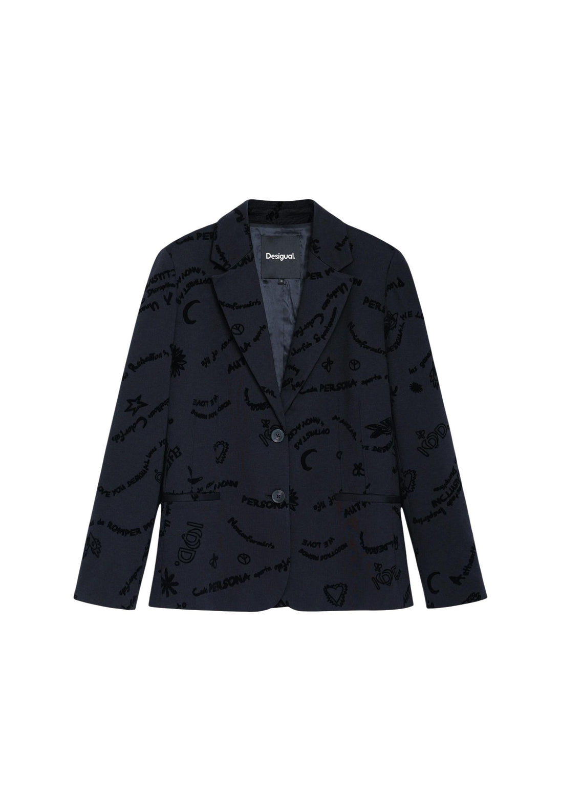 Veste Desigual couleur noir — vue 3