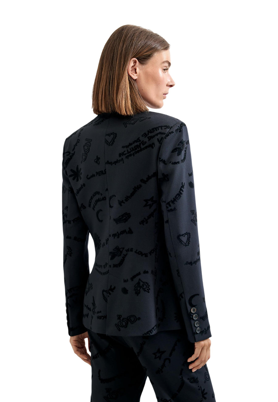 Veste Desigual couleur noir — vue 4