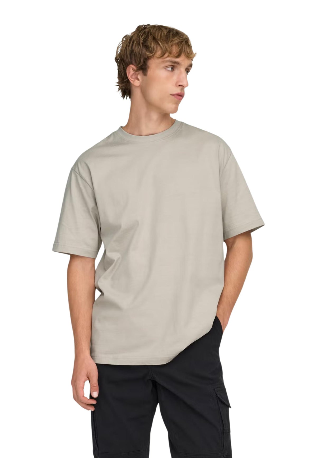 T-shirt Only & Sons couleur beige