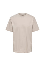 T-shirt Only & Sons couleur beige — vue 3