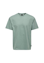 T-shirt Only & Sons couleur vert — vue 3