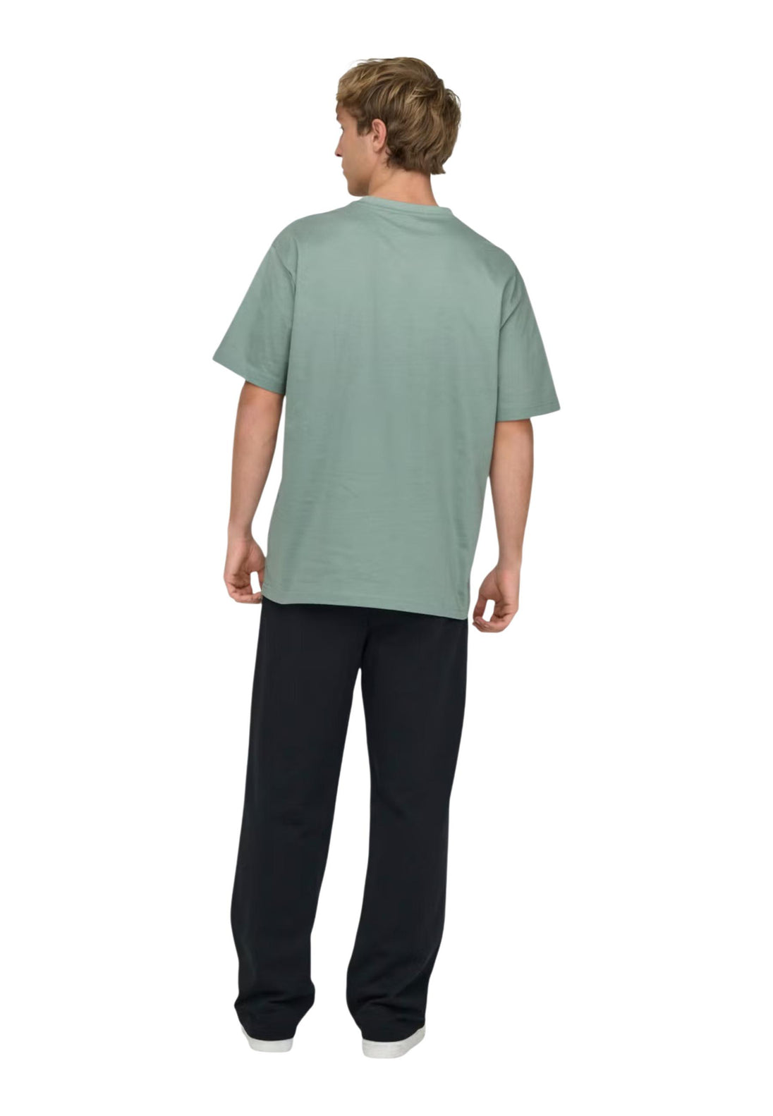 T-shirt Only & Sons couleur vert — vue 2