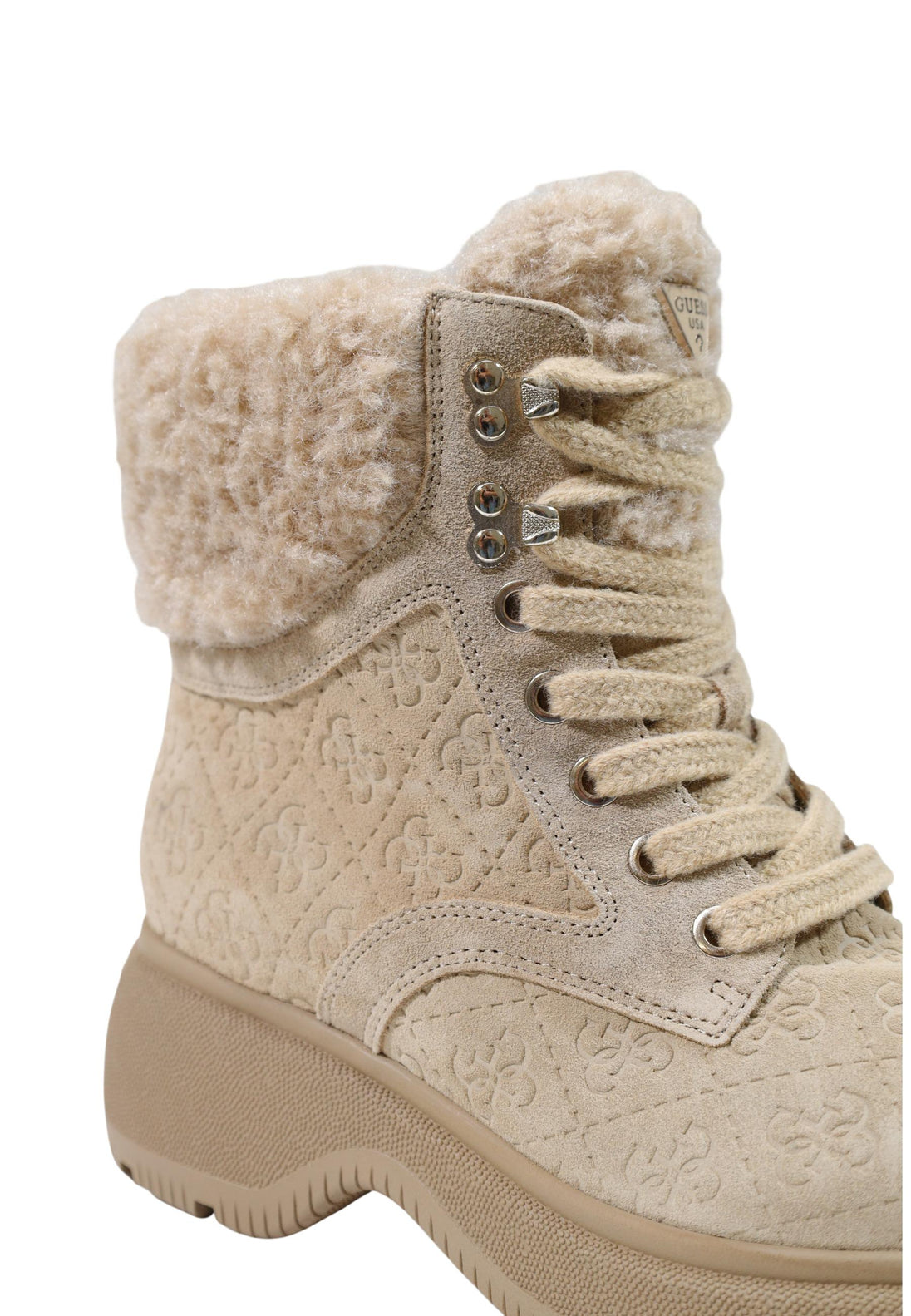 Bottes Guess couleur beige — vue 3