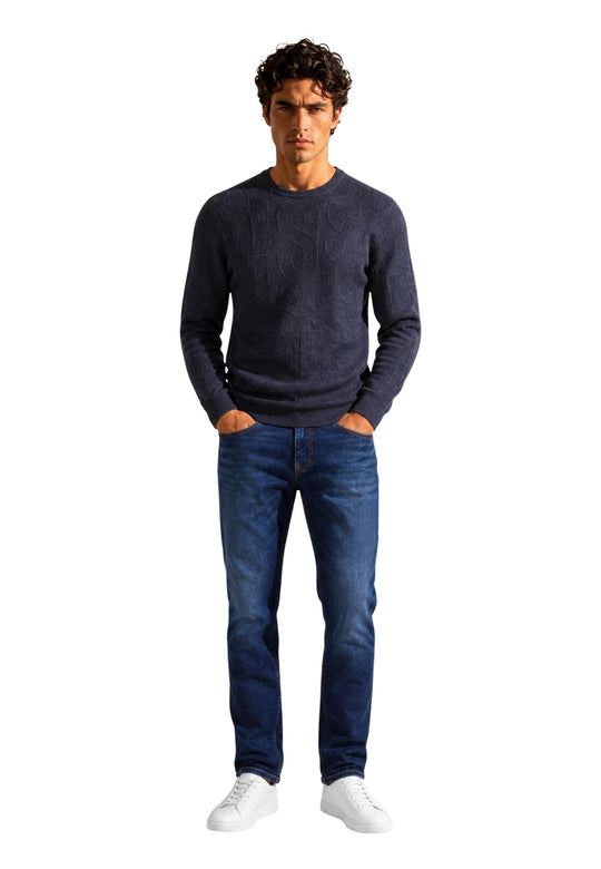 Pull Guess couleur noir — vue 2
