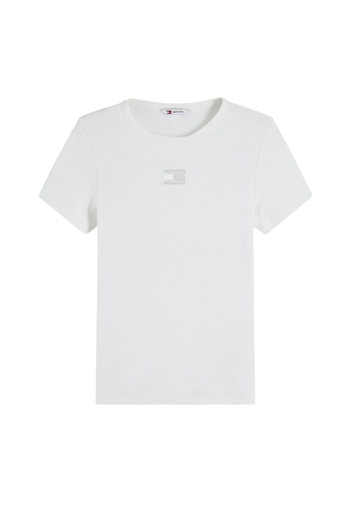 T-shirt Tommy Hilfiger Jeans couleur blanc — vue 4