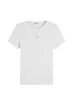 T-shirt Tommy Hilfiger Jeans couleur blanc — vue 4