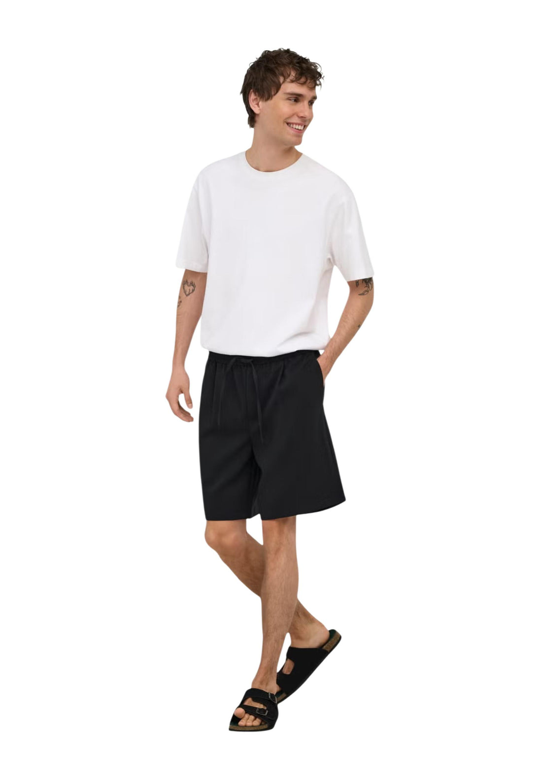 Bermuda Only & Sons couleur noir — vue 4