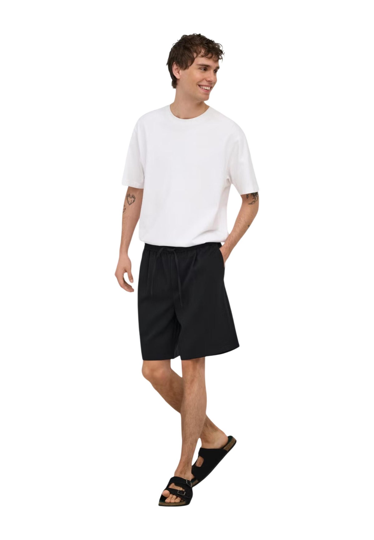 Bermuda Only & Sons couleur noir — vue 4