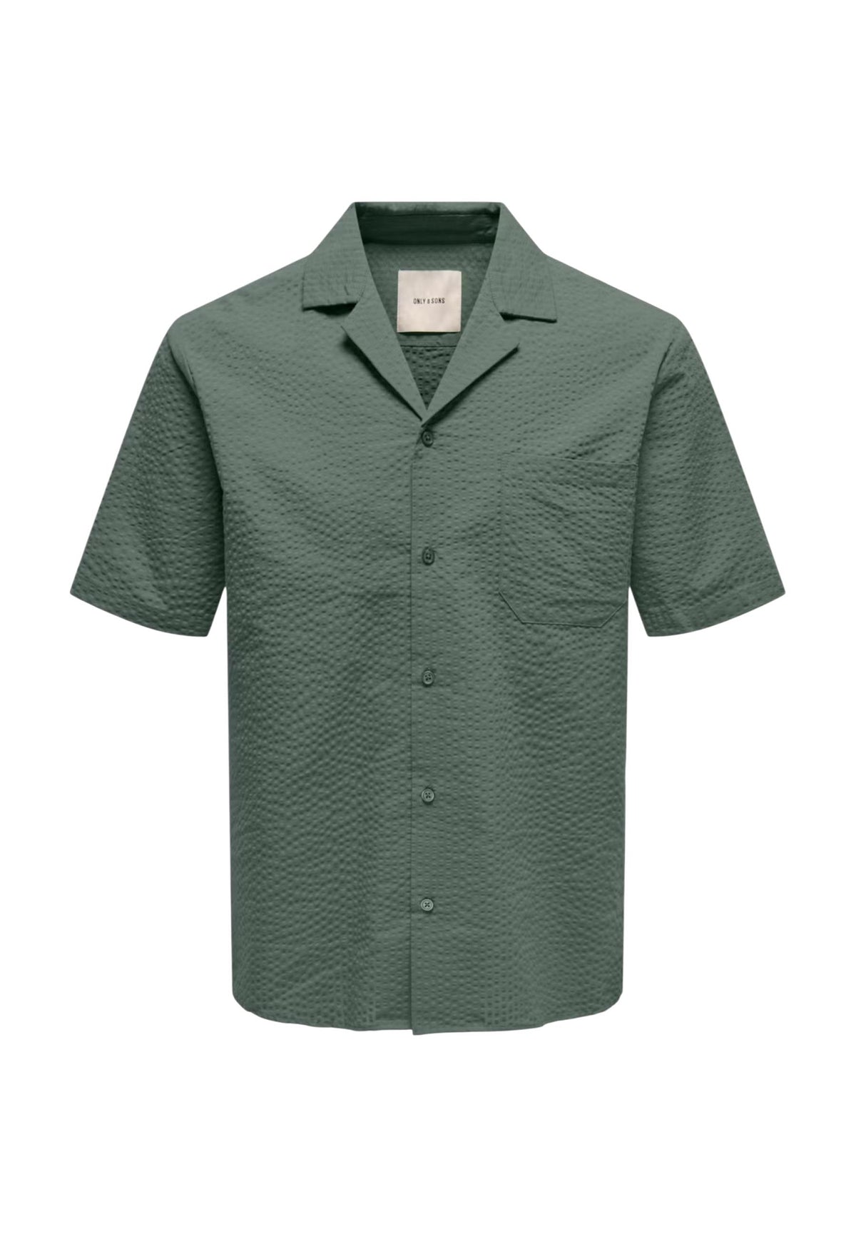 Chemise Only & Sons couleur vert — vue 3