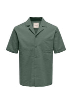 Chemise Only & Sons couleur vert — vue 3