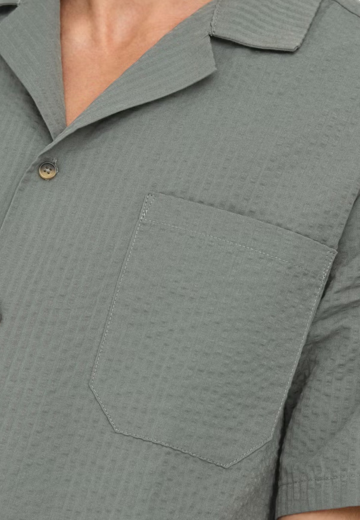Chemise Only & Sons couleur vert — vue 5