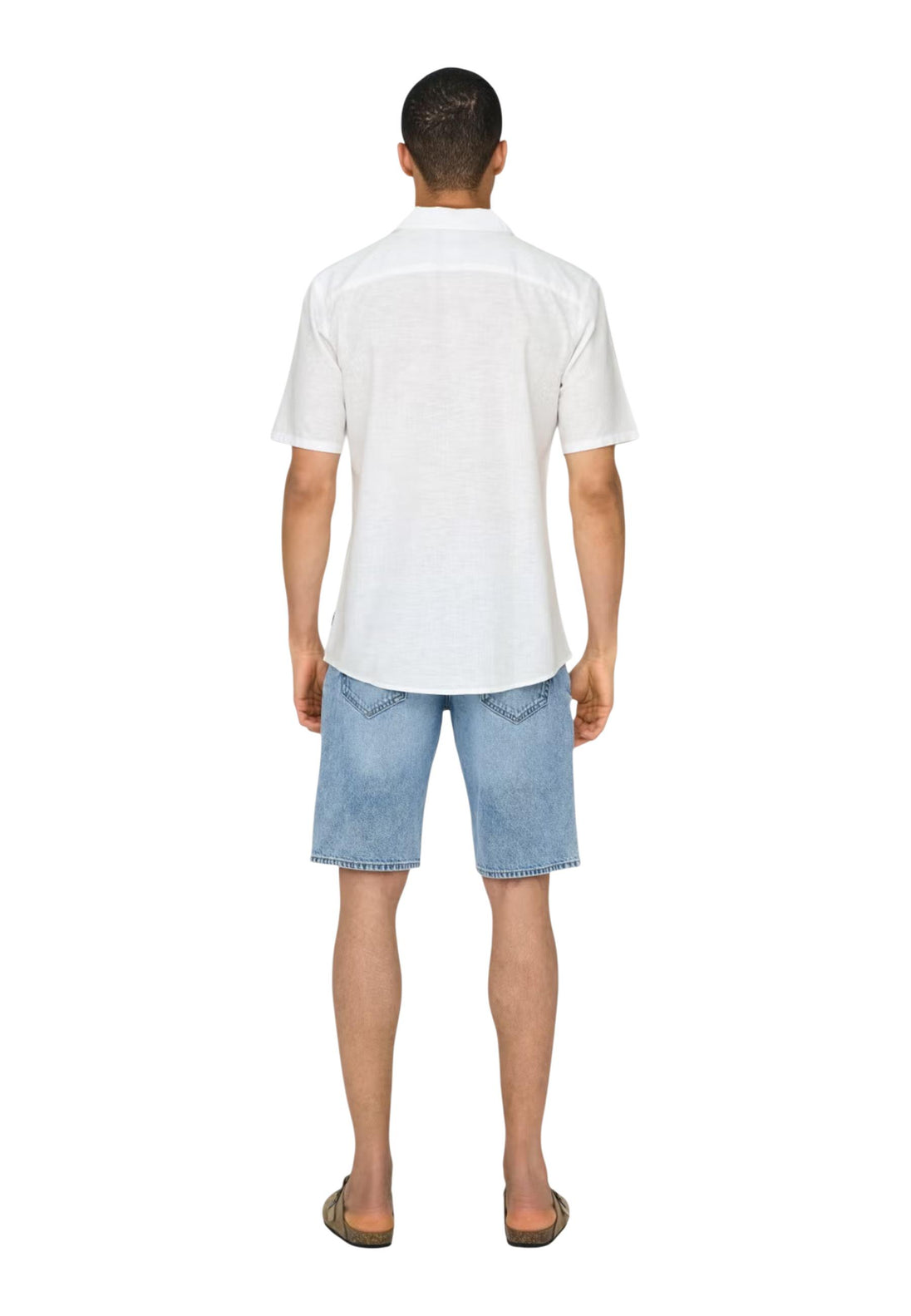 Chemise Only & Sons couleur blanc — vue 2