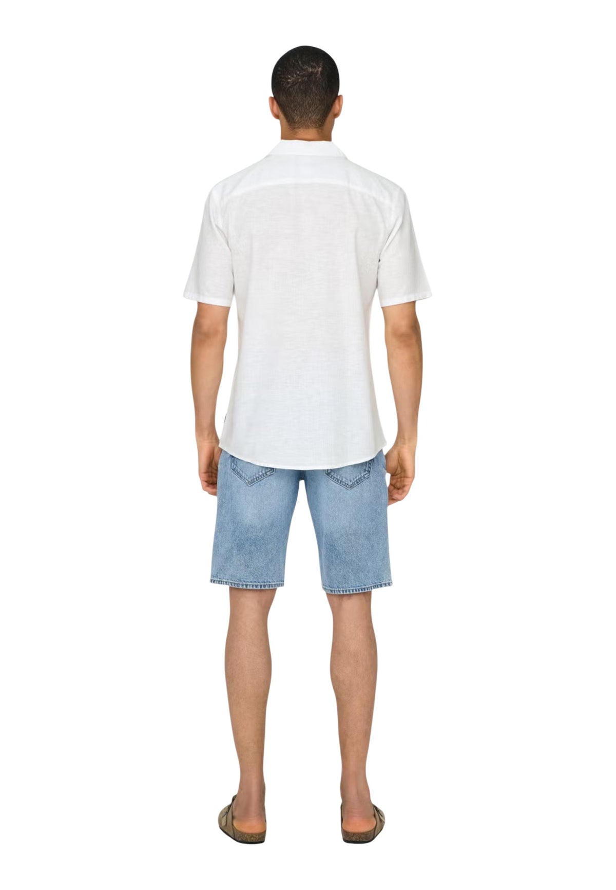 Chemise Only & Sons couleur blanc — vue 2