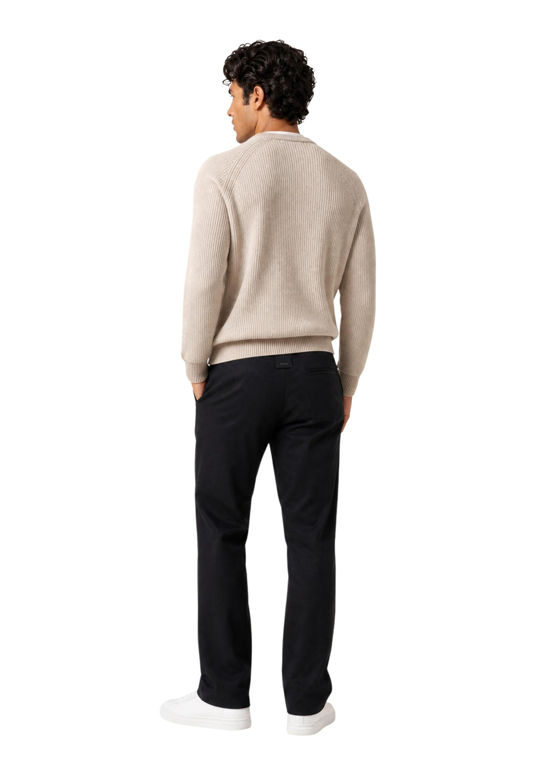 Pull Guess couleur beige — vue 3