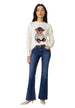Pull Guess couleur blanc — vue 2