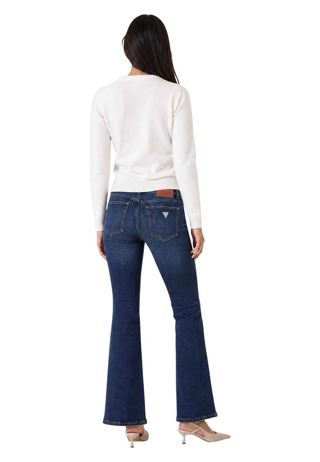 Pull Guess couleur blanc — vue 3