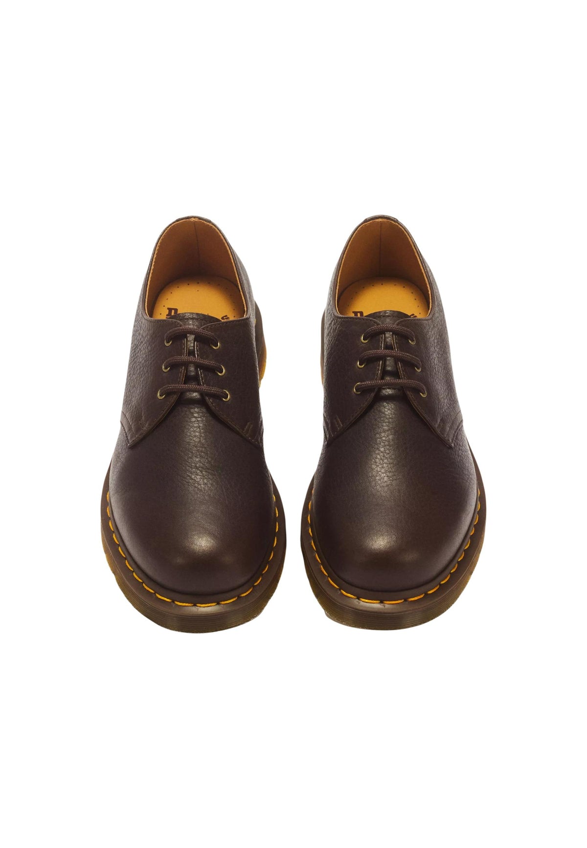 Bottes Dr. Martens couleur marron — vue 2