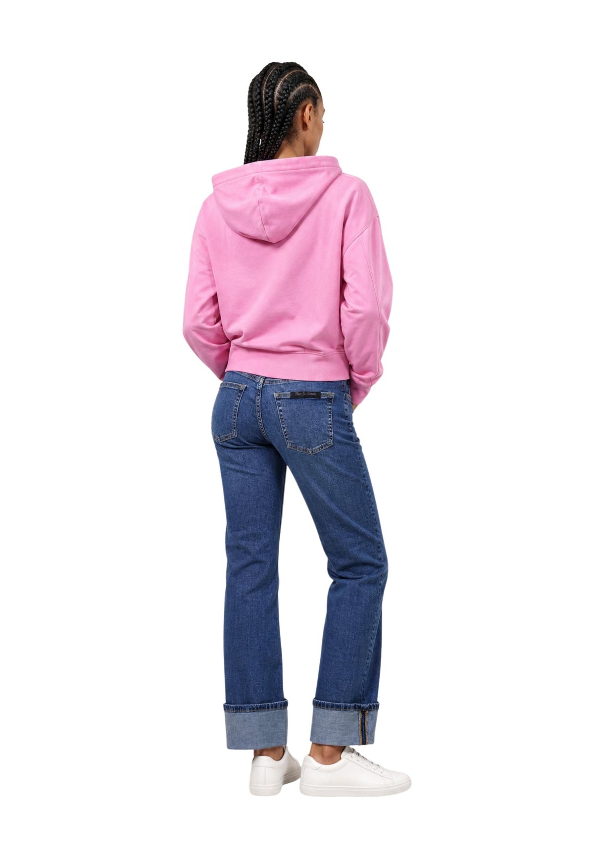 Sweat Tommy Hilfiger Jeans couleur rose — vue 5
