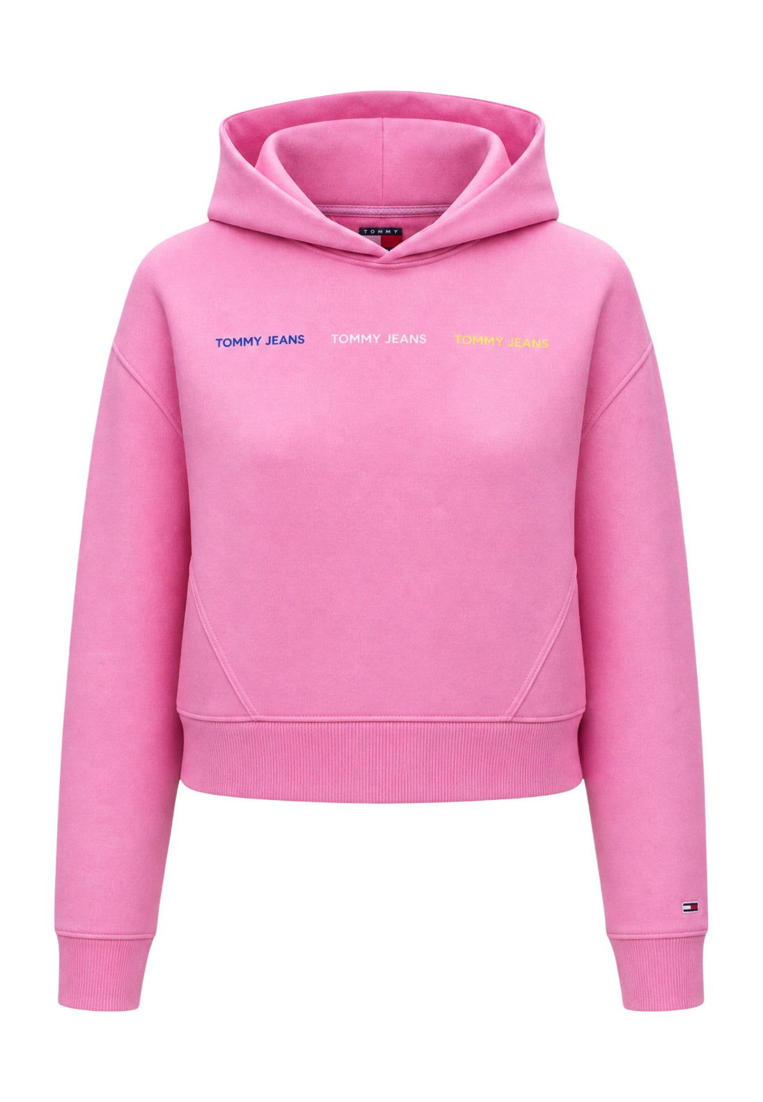 Sweat Tommy Hilfiger Jeans couleur rose — vue 4
