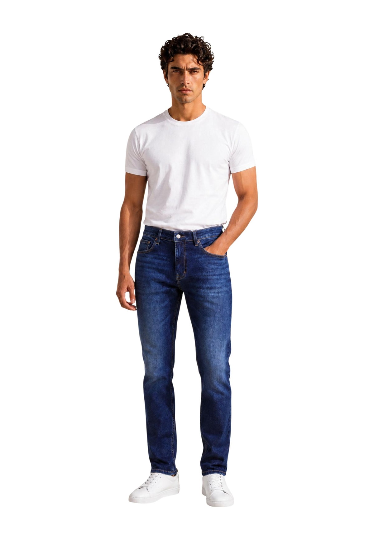 Jean Tommy Hilfiger Jeans couleur bleu — vue 5